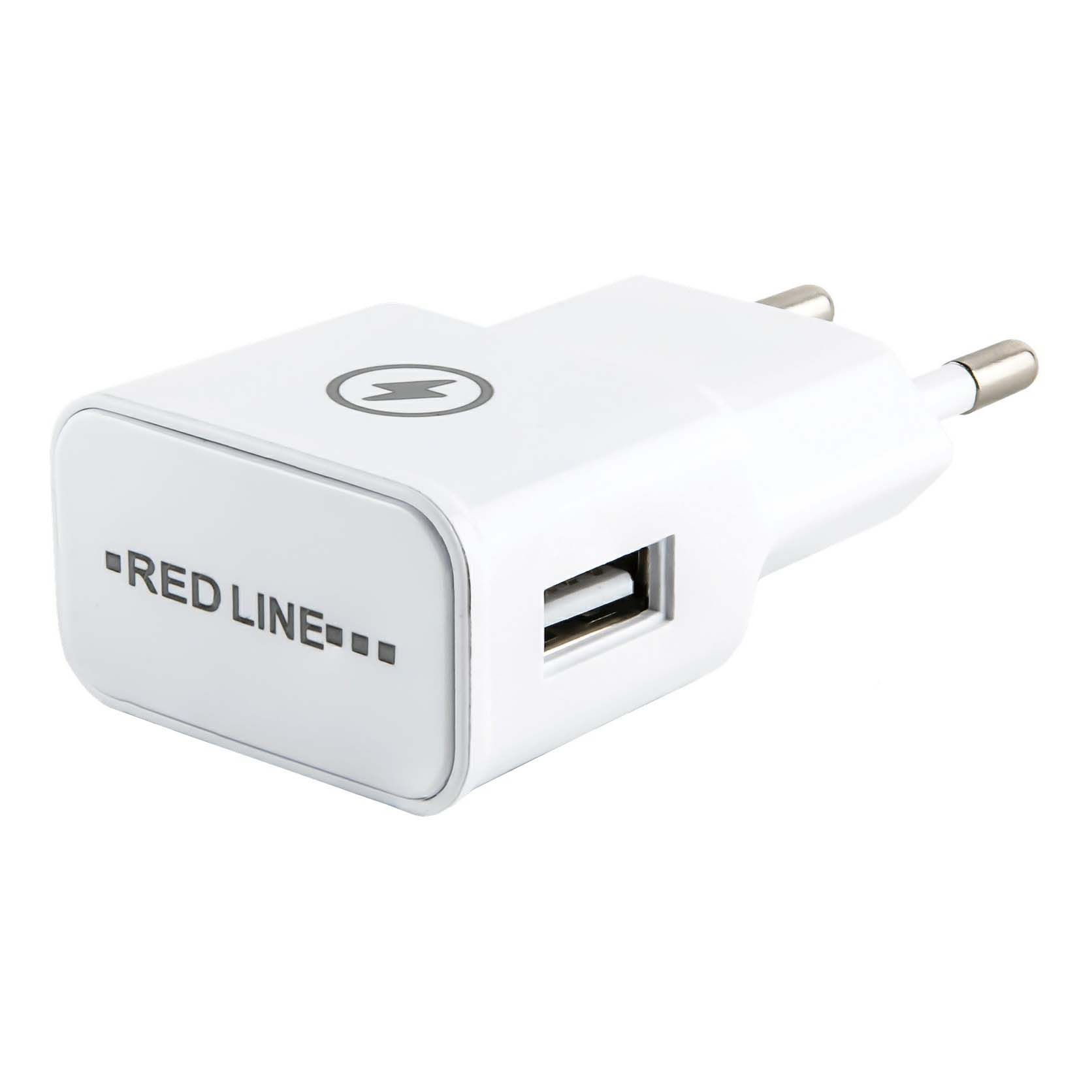 

Зарядное устройство Red Line 1 USB 1A в ассортименте (цвет по наличию)