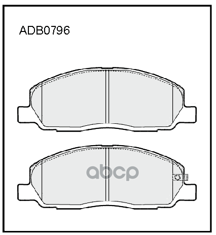 

Колодки Передние Газ 3302 Next (Allied Nippon) ALLIED NIPPON арт. ADB0796