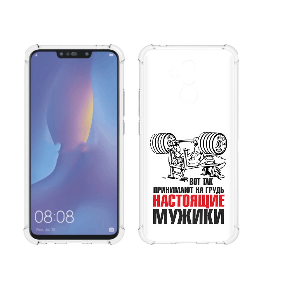 

Чехол MyPads Tocco для Huawei Mate 20 Lite бодибилдинг для мужиков (PT117828.66.233), Прозрачный, Tocco