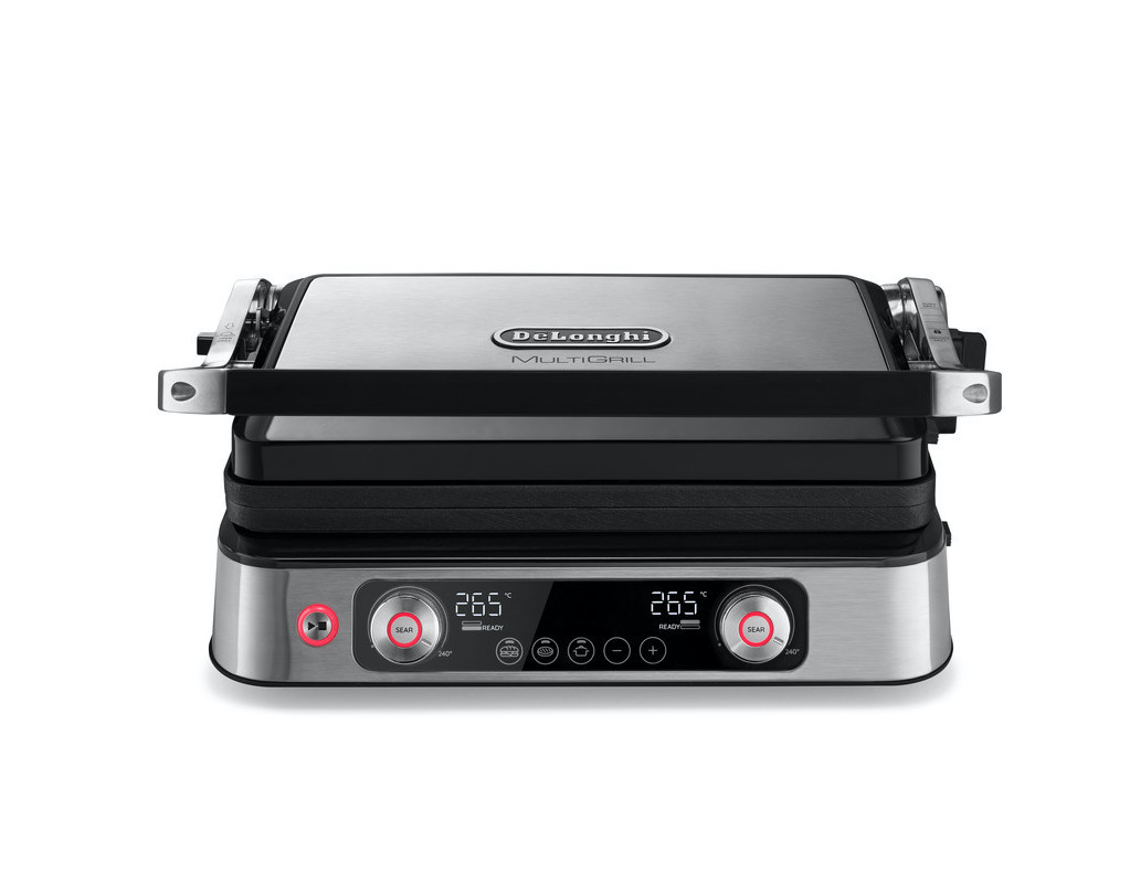 

Гриль Delonghi CGH1112D ПИ серебристый, черный, CGH1112D ПИ