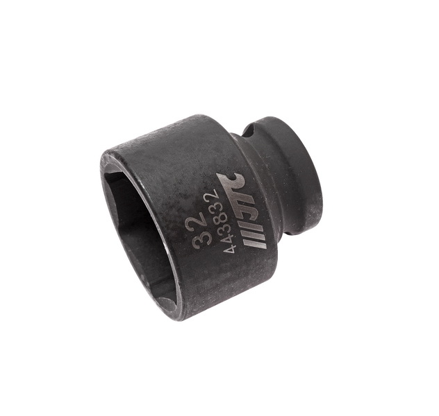 

JTC JTC443832 Головка торцевая ударная 6-гранная 1/2 х 32мм, длина 42мм JTC /1/5/50