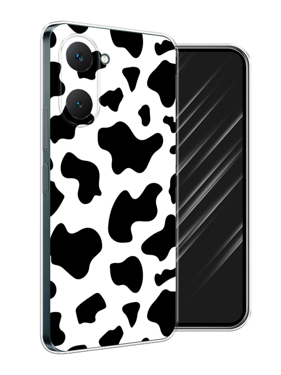 

Чехол Awog на Vivo Y03 "Пятна коровы", Белый;черный, 2610450-1