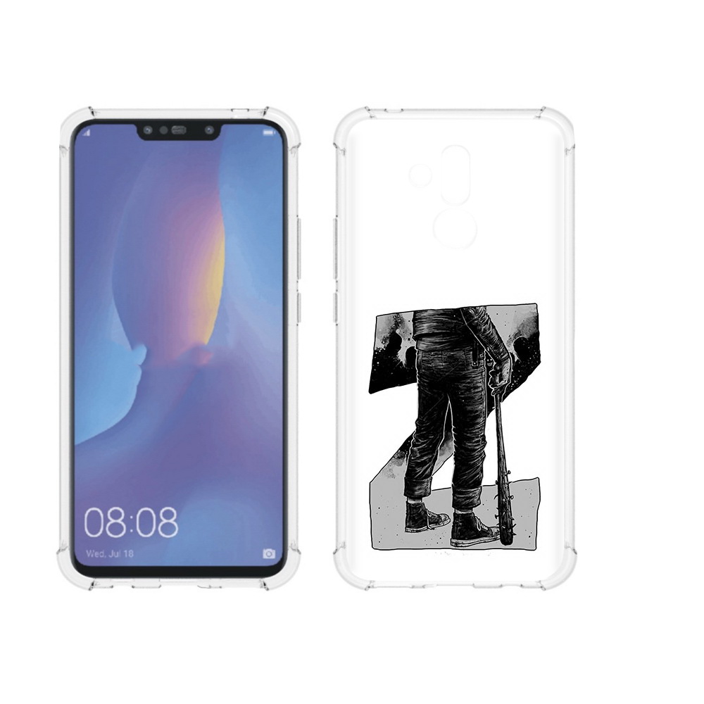 

Чехол MyPads Tocco для Huawei Mate 20 Lite воин черно белый (PT117828.66.265), Tocco