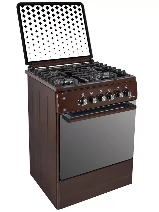 

Газовая плита Ideal L155 ГК коричневый, L155 ГК