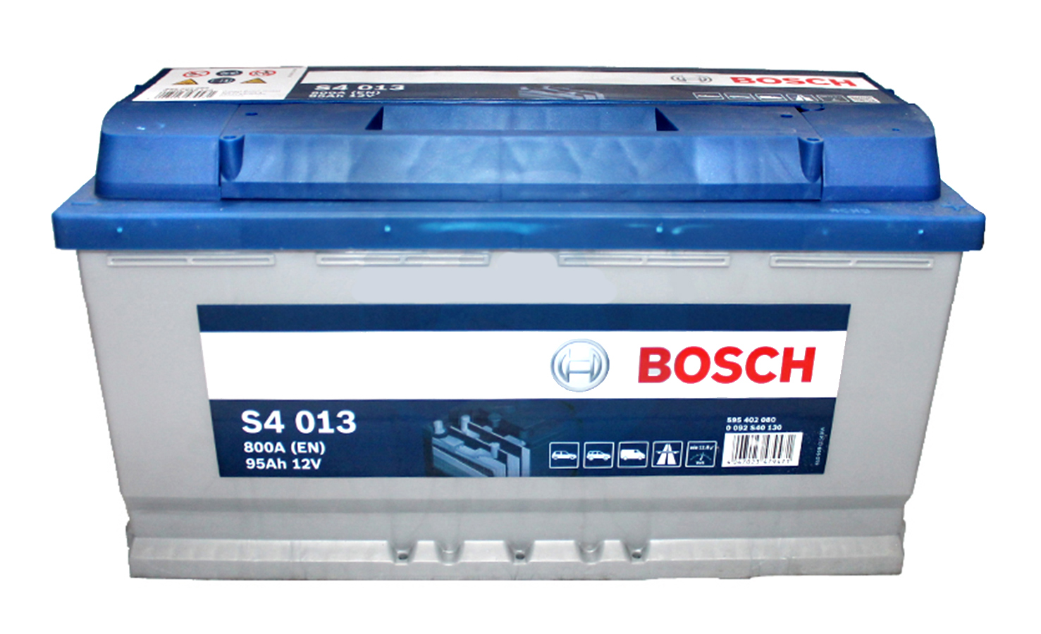 

Аккумуляторная батарея BOSCH 0092S40130 S4 12V 95Ah 800A