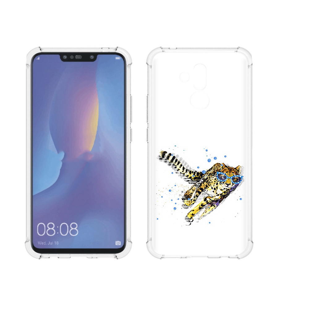 Чехол MyPads Tocco для Huawei Mate 20 Lite гепард в очках (PT117828.66.287)