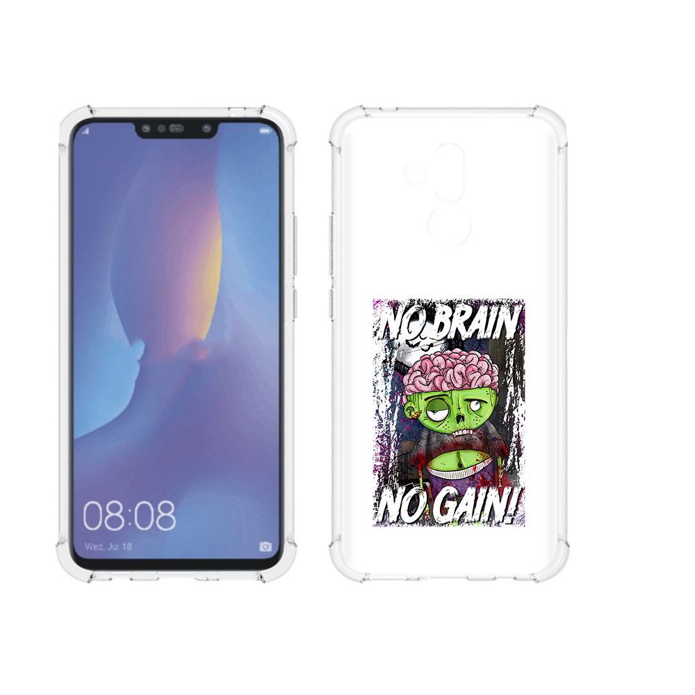 

Чехол MyPads Tocco для Huawei Mate 20 Lite глупый зомби (PT117828.66.289), Прозрачный, Tocco