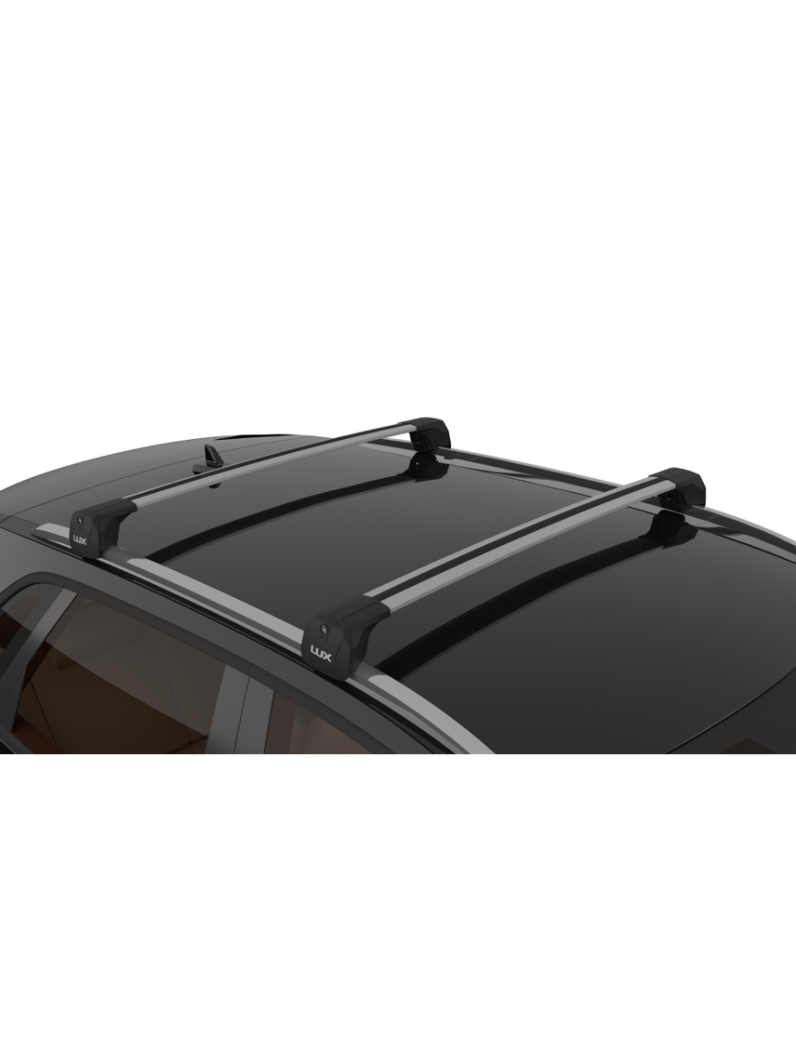 Багажник на крышу LUX Скаут-2, крыловидные дуги на БМВ Х1 F48 2009-2015