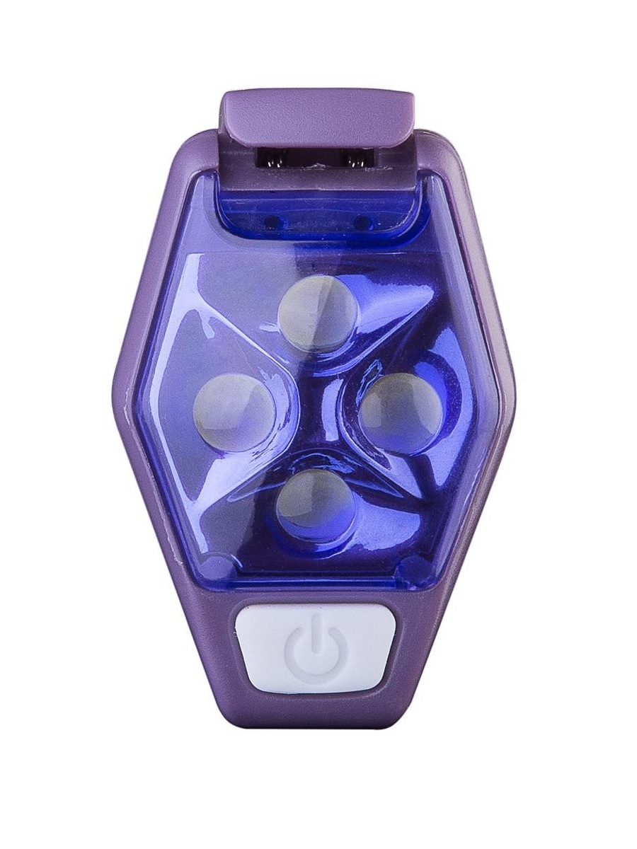 Светодиодный фонарик на прищепке (Цвет: Синий )