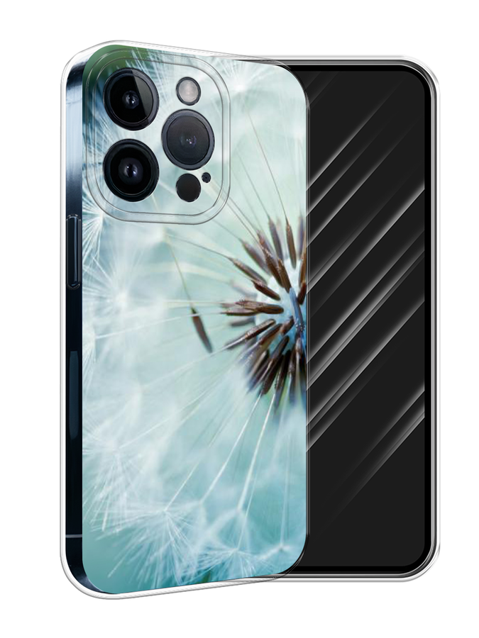 

Чехол Awog на Apple iPhone 15 Pro "Пух одуванчика", Серебристый;серый, 15750-1