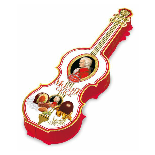Конфеты шоколадные Reber Mozart Geige скрипка 140 г