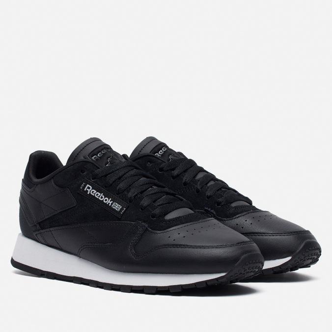 

Мужские кроссовки Reebok Classic Leather Make It Yours чёрный, размер 42 EU, Classic Leather Make It Yours