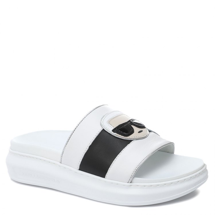 

Шлепанцы женские Karl Lagerfeld KL62500_2518591 белые 41 EU, KL62500_2518591