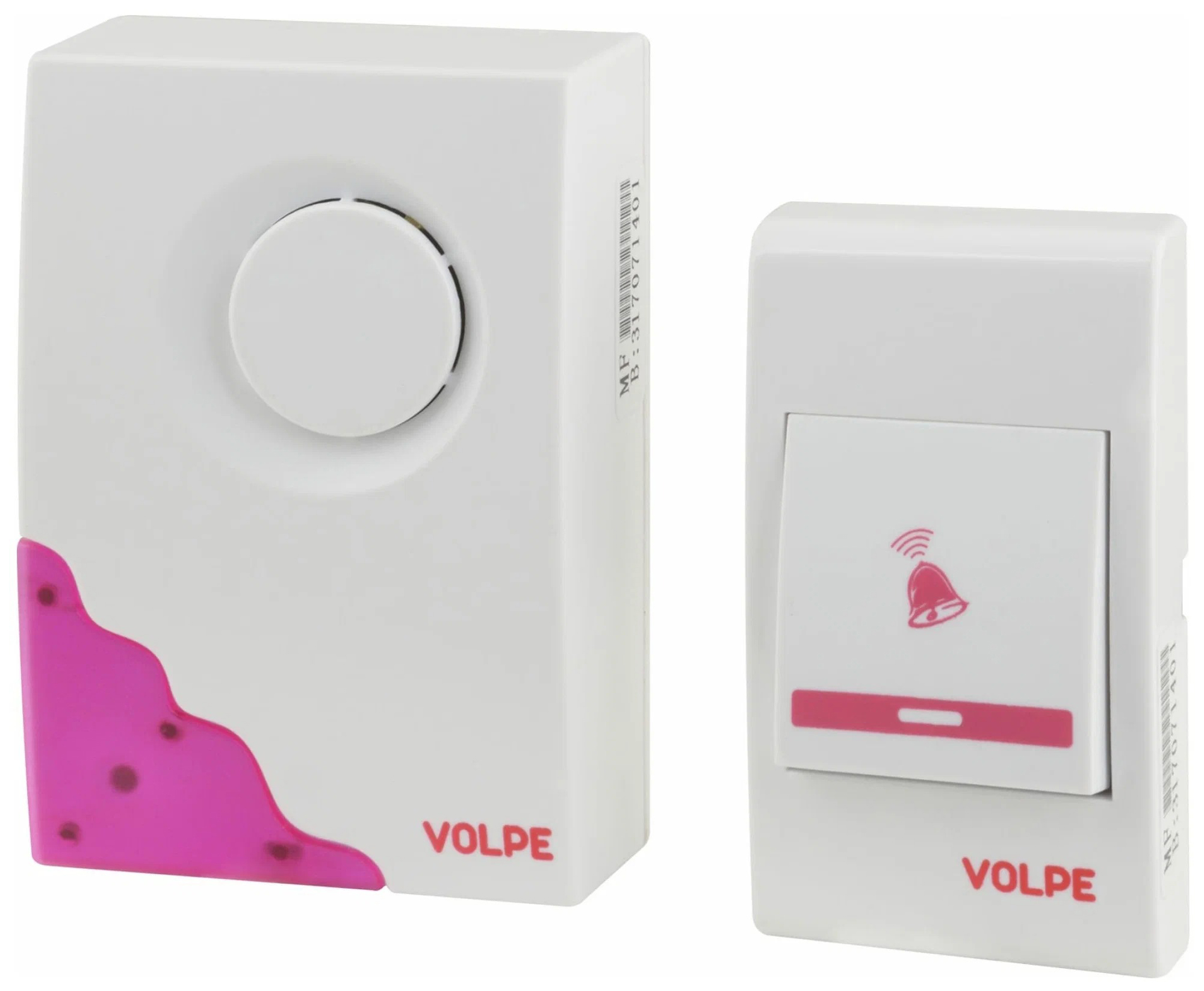 

Звонок беспроводной Volpe UDB-Q026 W-R1T1-16S-80M-WH UL-00002402