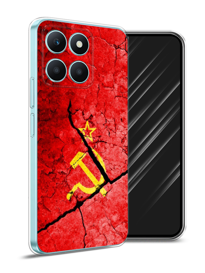 

Чехол Awog на Honor X6A "СССР", Красный;черный;желтый, 6122050-1