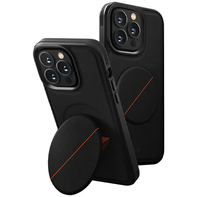 

Чехол Uniq Novo with magnetic grip для iPhone 14 Pro, Черный, Novo with magnetic grip