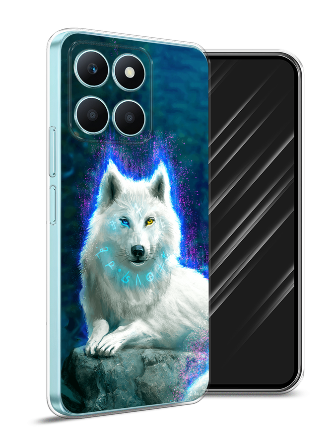 

Чехол Awog на Honor X6A "Белоснежный волк", Белый;зеленый;фиолетовый, 6122050-1