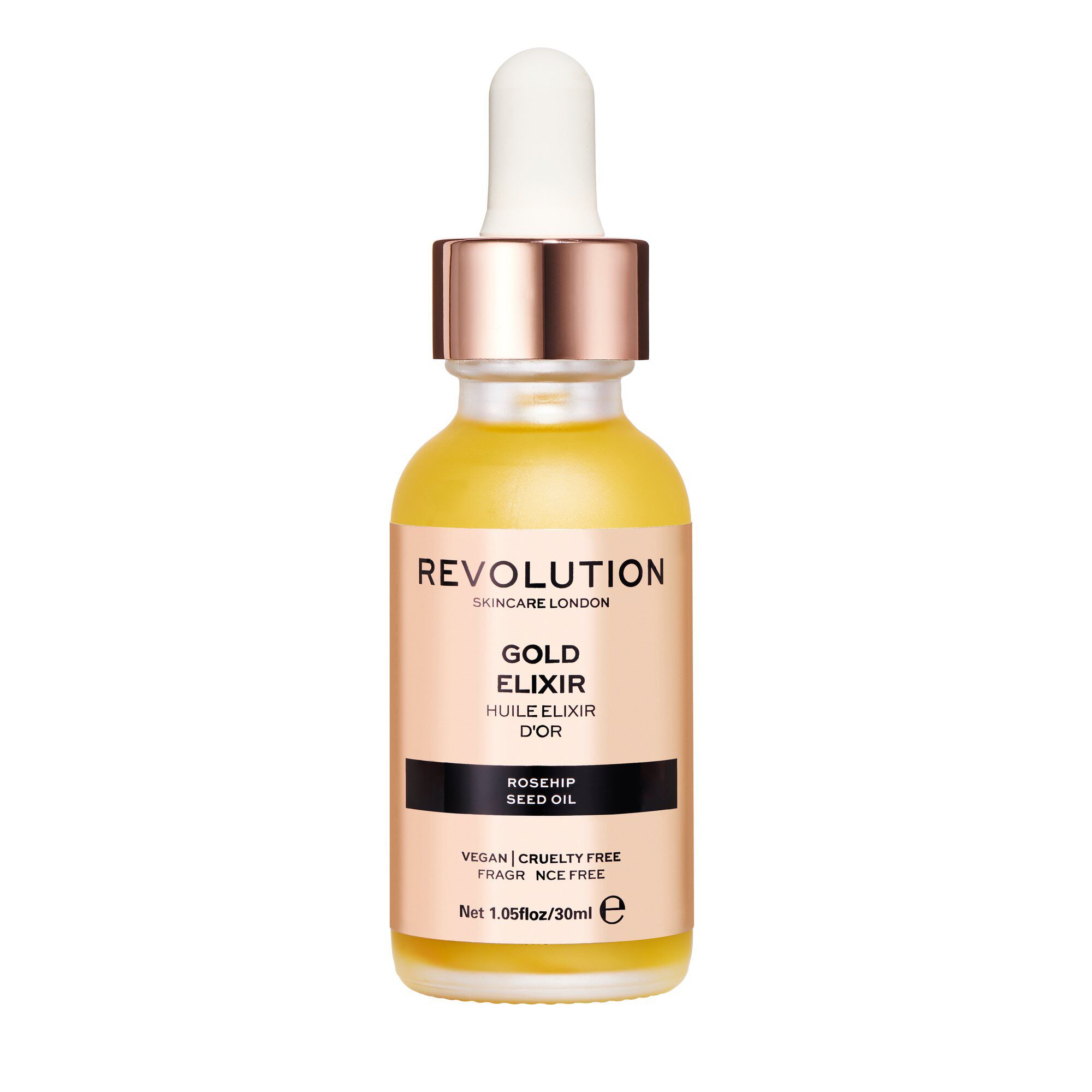 Масло Revolution Skincare  питательное Gold and Rosehip Seed Oil Nourishing Oil, 30 мл revolution skincare масло для ночного восстановления