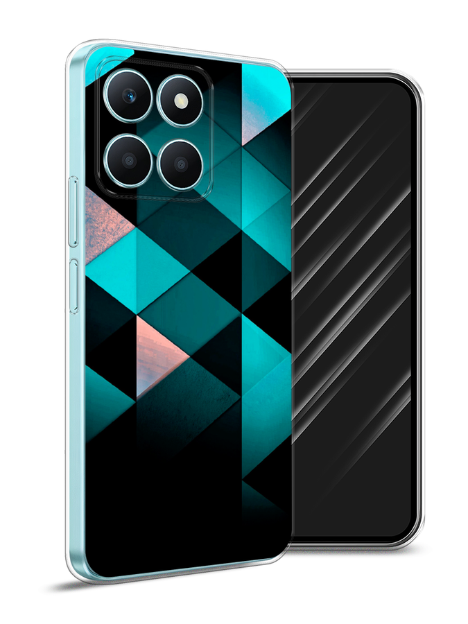 

Чехол Awog на Honor X6A "Геометрия 16", Бирюзовый;черный, 6122050-1