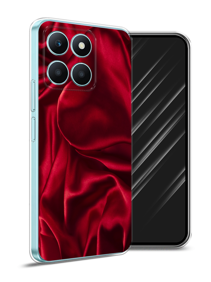 

Чехол Awog на Honor X6A "Текстура красный шелк", 6122050-1