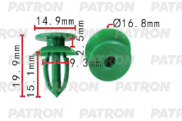 

Клипса Автомобильная PATRON P371627