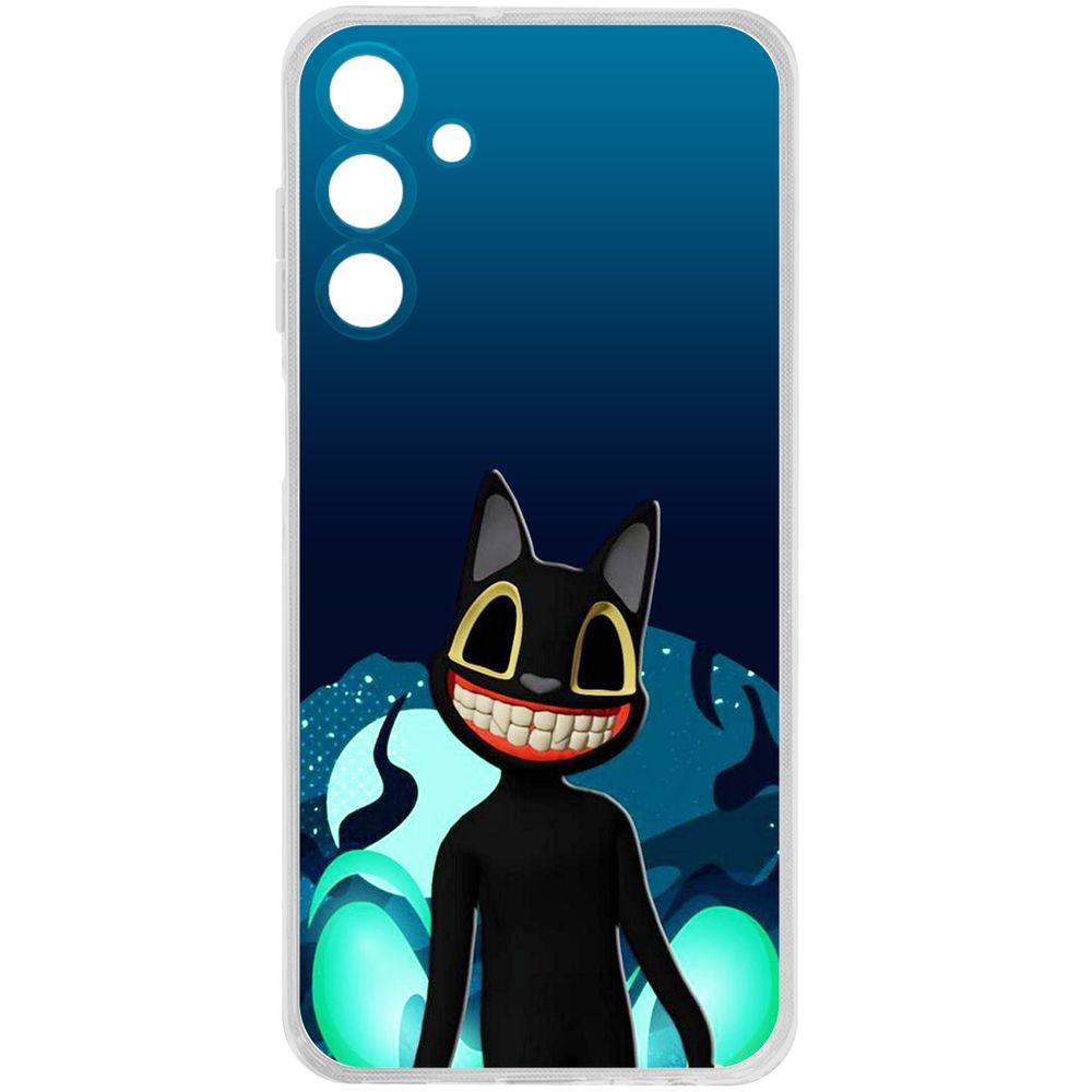 

Чехол-накладка Krutoff Clear Case Хаги Ваги - Картун Кэт для Samsung Galaxy A15 4G (A155), Прозрачный