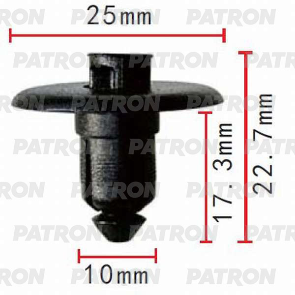 

Клипса Автомобильная PATRON P370385