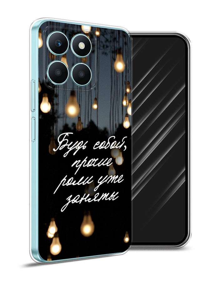 

Чехол Awog на Honor X6A "Будь собой", Черный;серый;желтый, 6122050-1