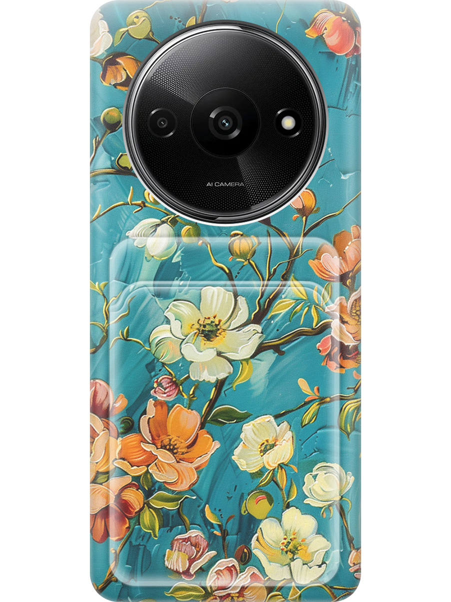 

Силиконовый чехол на Xiaomi Redmi A3, Poco C61 с принтом 815102, Прозрачный;белый;голубой, 780484023