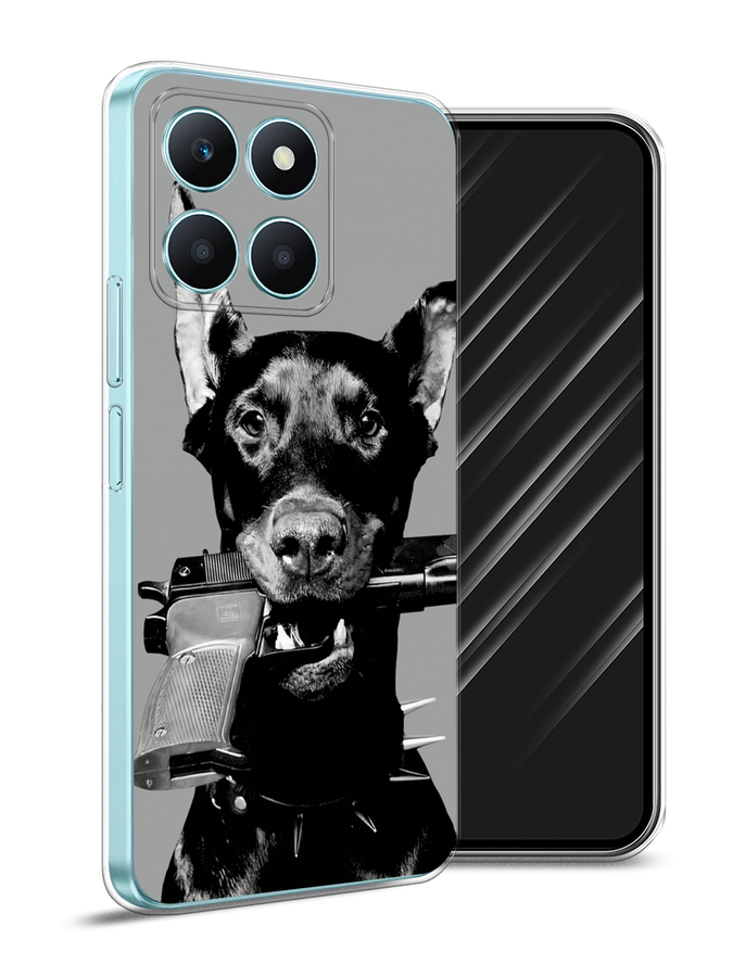 

Чехол Awog на Honor X6A "Доберман", Серый, 6122050-1