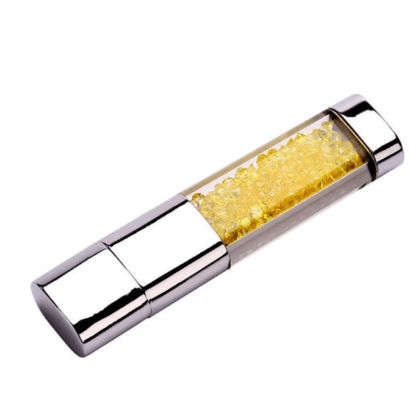 

Флешка "Crystalline" желтый 4ГБ (19112), USB Flash накопитель 4GB сувенирный "Crystalline" желтый