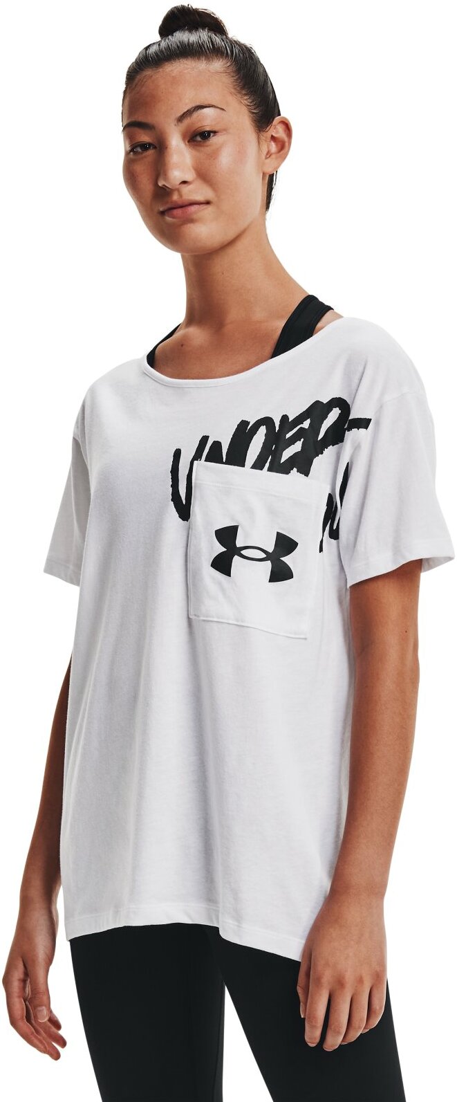 

Футболка женская Under Armour 1366132-100 белая MD, 1366132-100