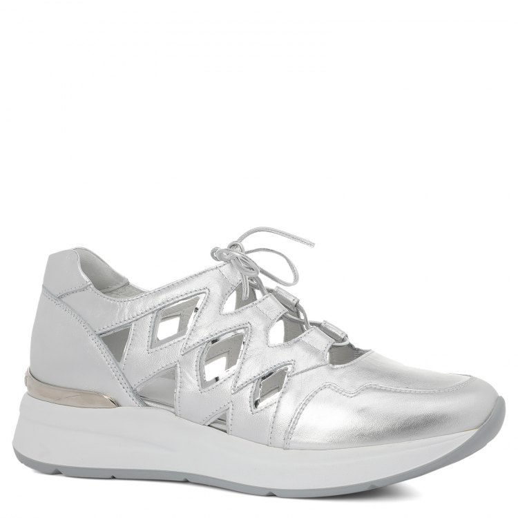 

Кроссовки женские Nero Giardini P907724D серебристые 38 EU