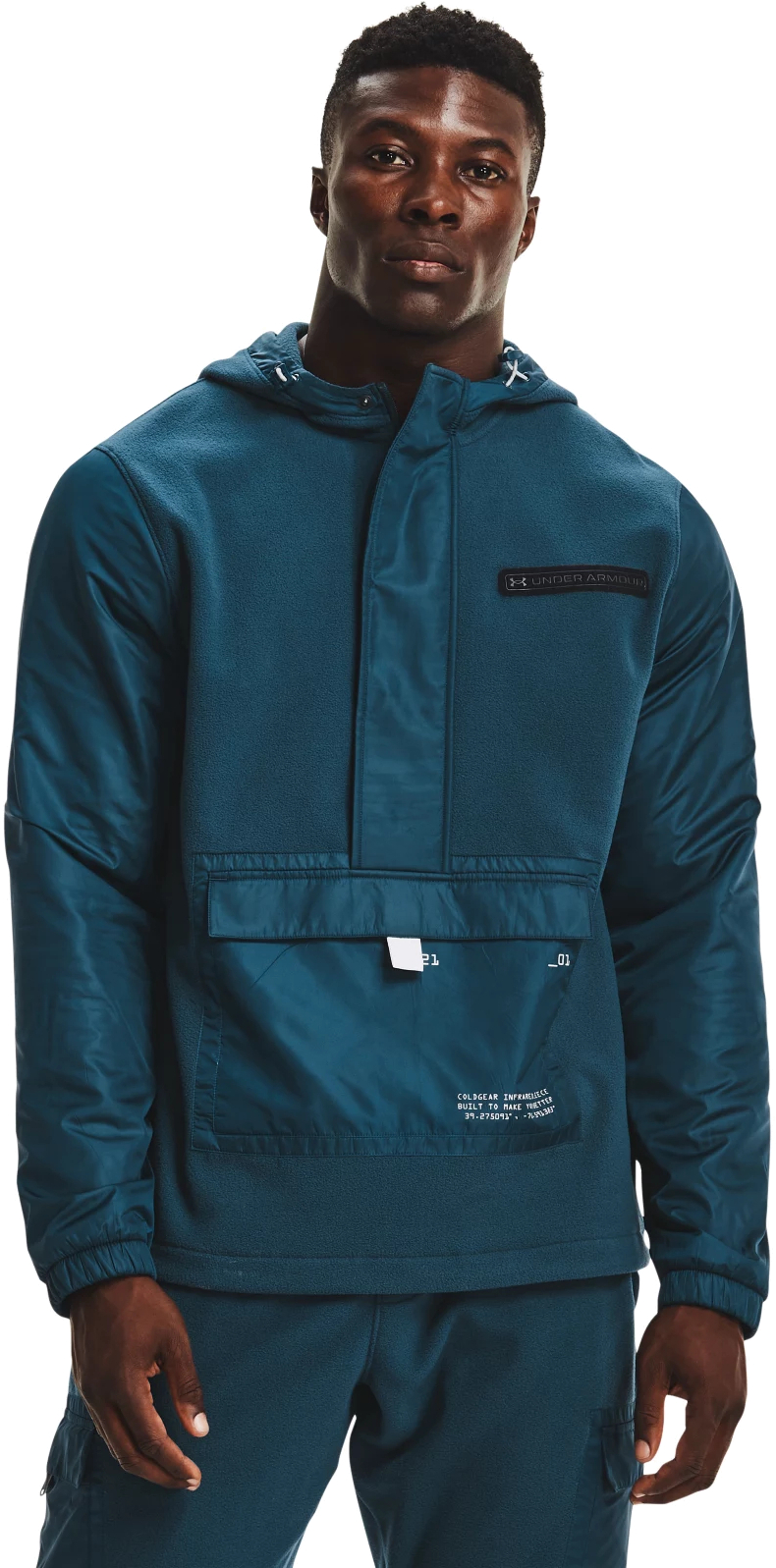 

Толстовка мужская Under Armour 1366199-413 синяя SM, Синий, 1366199-413