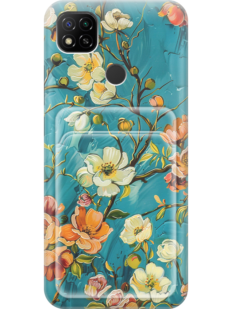 

Силиконовый чехол на Xiaomi Redmi 10A/9C с принтом 815152, Прозрачный;белый;голубой, 723311723