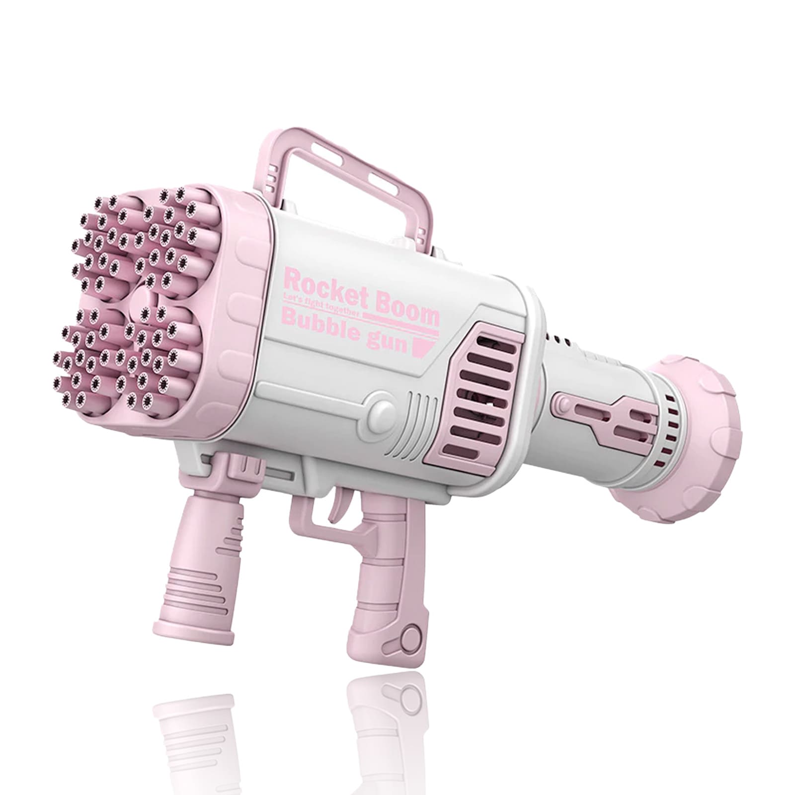 Пушка-генератор мыльных пузырей Nano Shop Гатлинг Bubble Rocket розовый