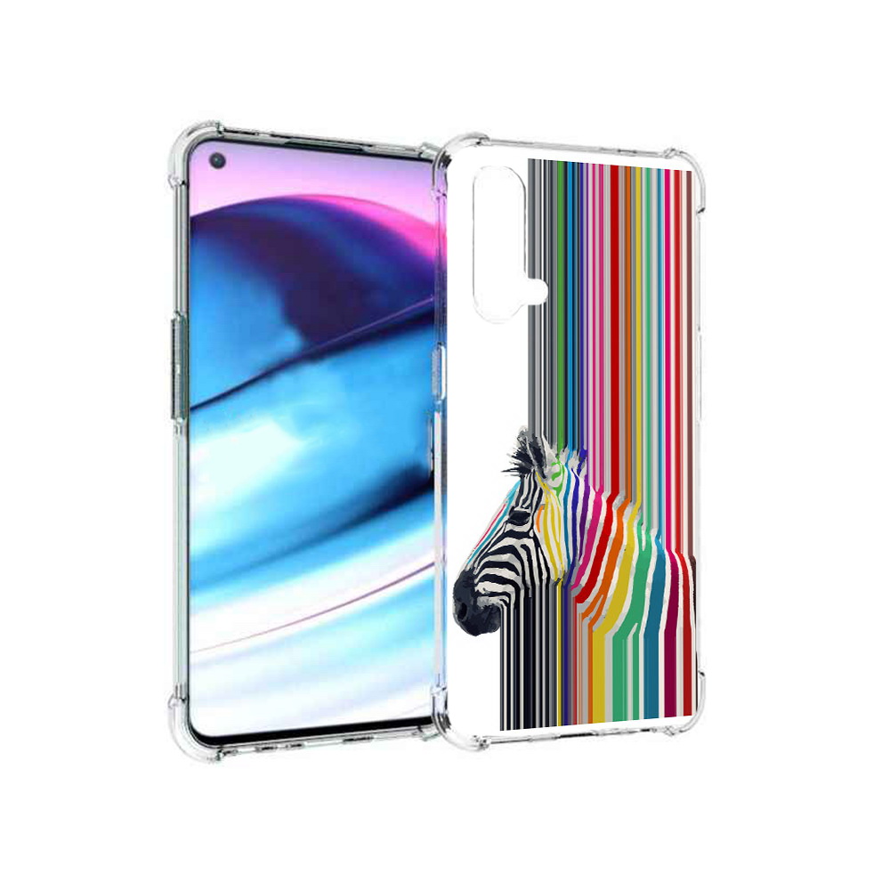 

Чехол MyPads Tocco для OnePlus Nord CE 5G радужная зебра (PT227196.126.565), Tocco