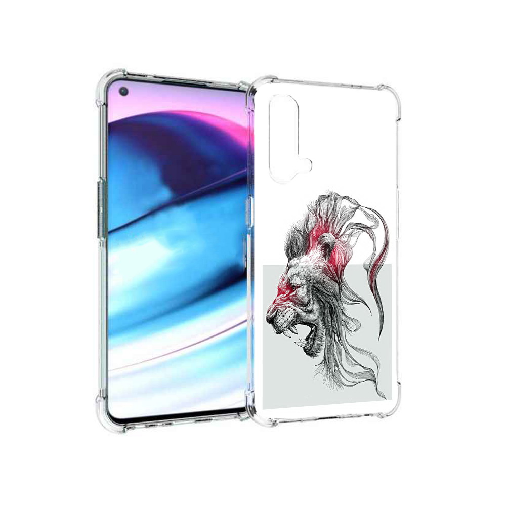 

Чехол MyPads Tocco для OnePlus Nord CE 5G разъяренный лев (PT227196.126.576), Tocco