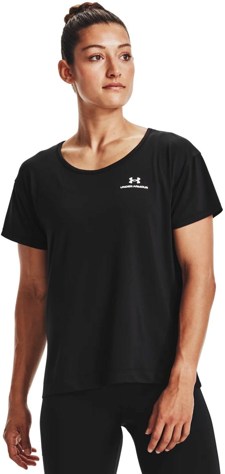 

Футболка женская Under Armour 1365683-001 черная XL, 1365683-001