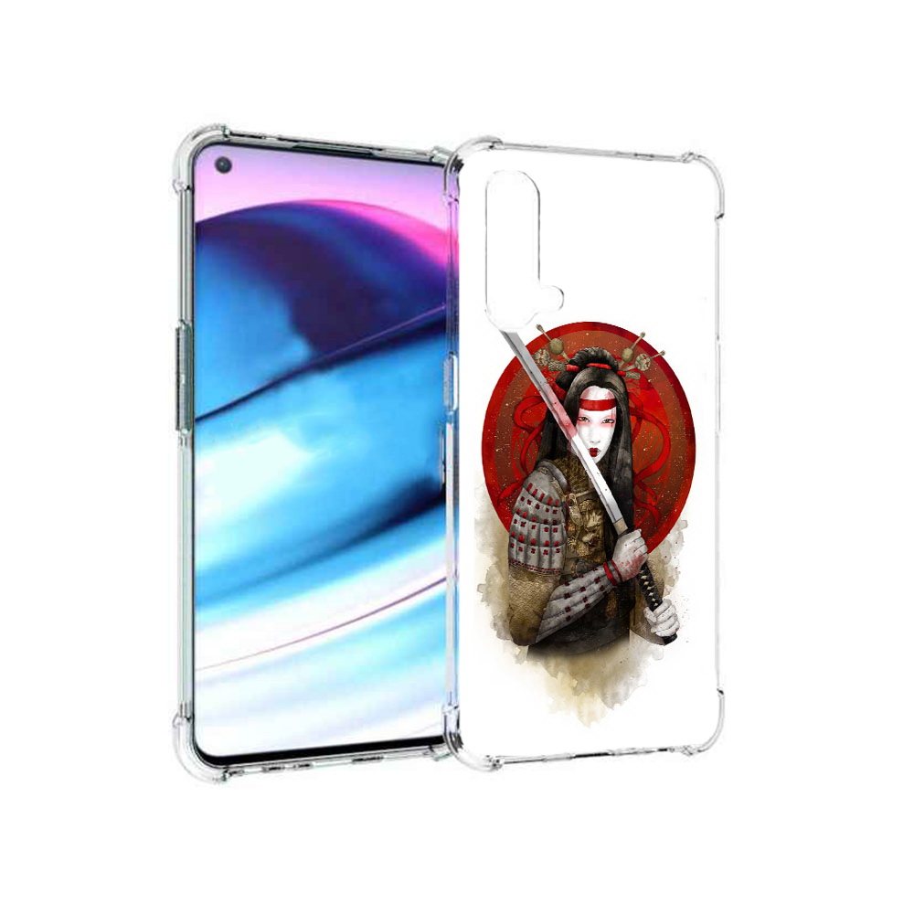 

Чехол MyPads Tocco для OnePlus Nord CE 5G рисованная девушка с катаной (PT227196.126.580), Tocco