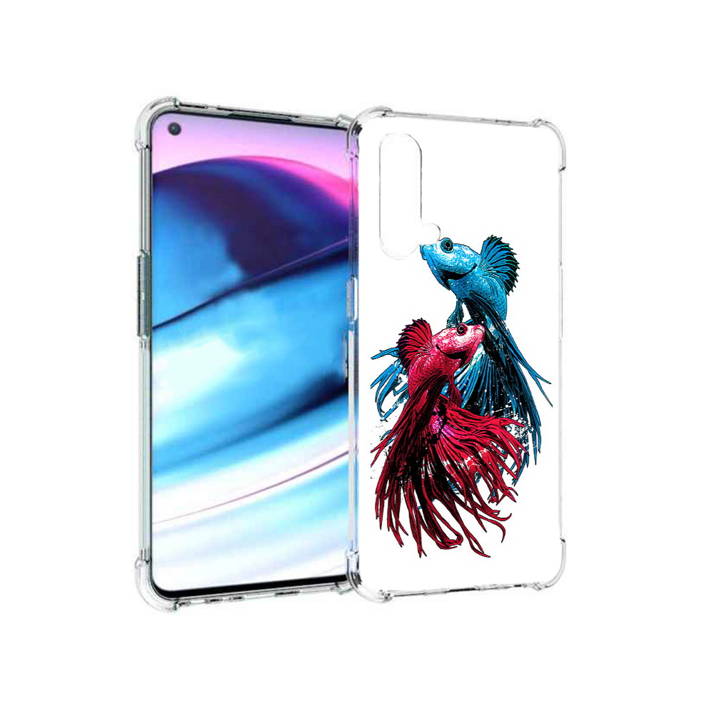 

Чехол MyPads Tocco для OnePlus Nord CE 5G рыбы петушки (PT227196.126.592), Tocco