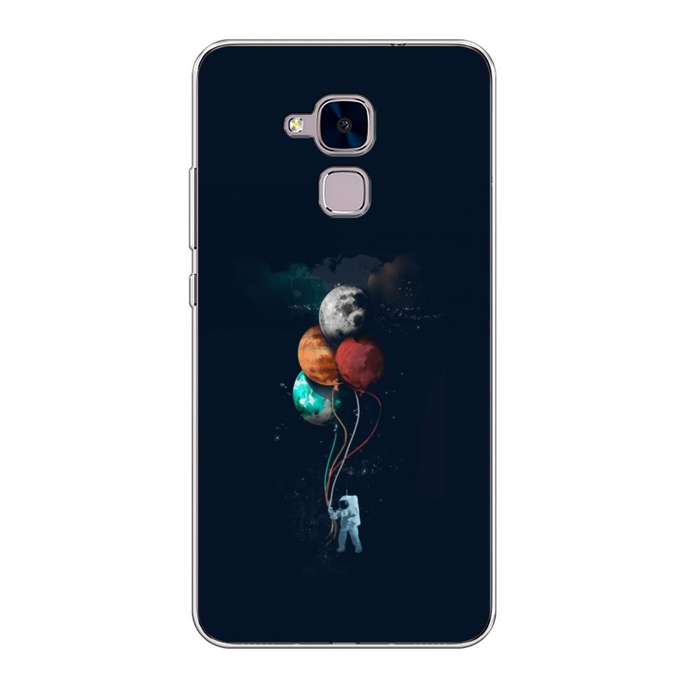

Чехол на Honor 5C "Космонавт с шариками", Разноцветный, 60450-4