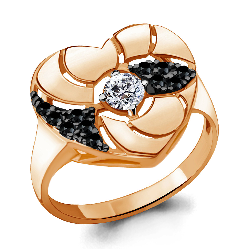 

Кольцо из серебра с кристаллом р. 17,5 Aquamarine 68585АЧ_925_з, 68585АЧ_925_з