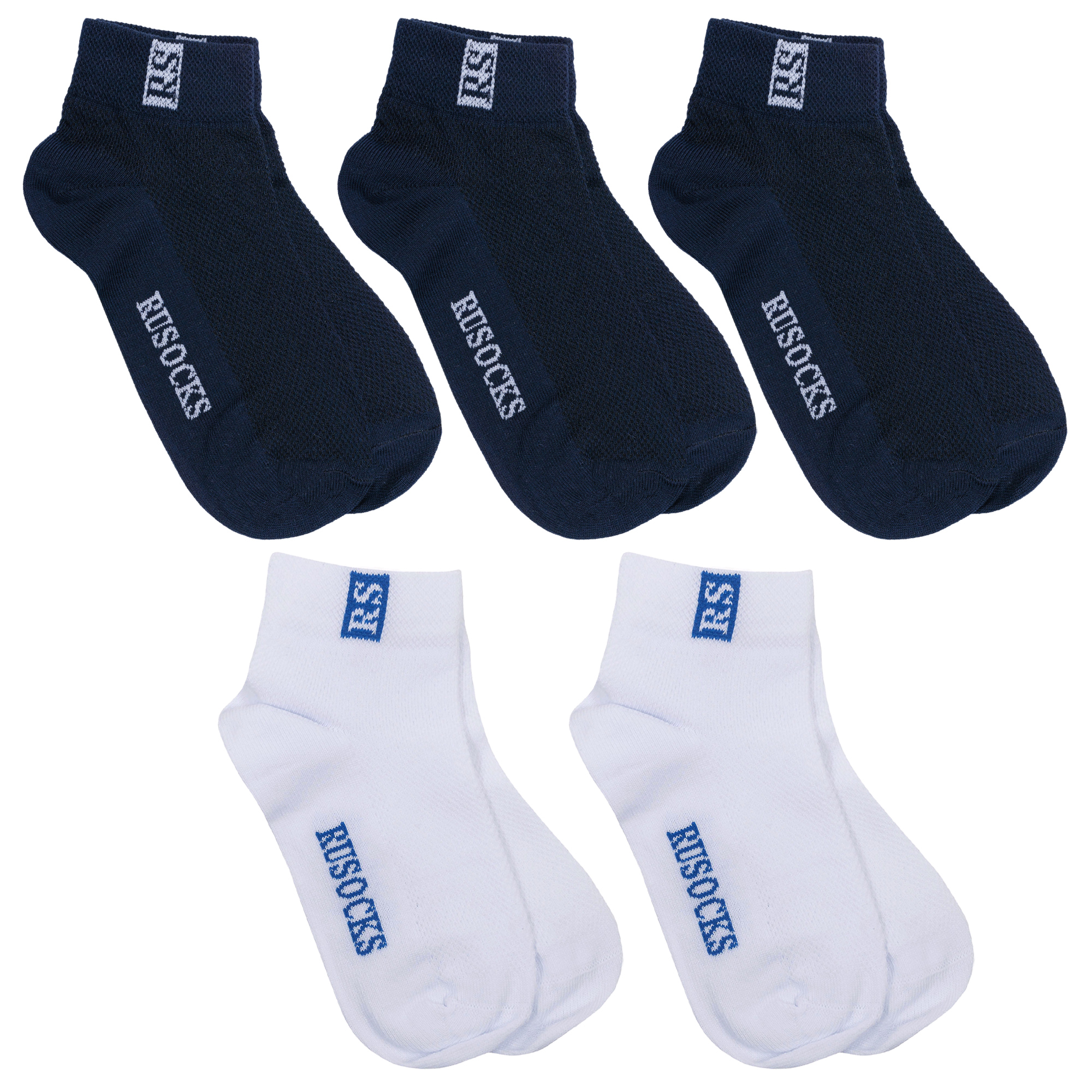 

Носки детские Rusocks 5-Д-36, микс 63, 14, Синий;белый, 5-Д-36