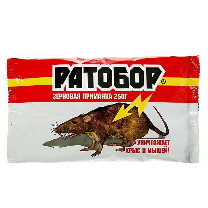 

Гранулы от грызунов Ратобор Р00021539 250 г