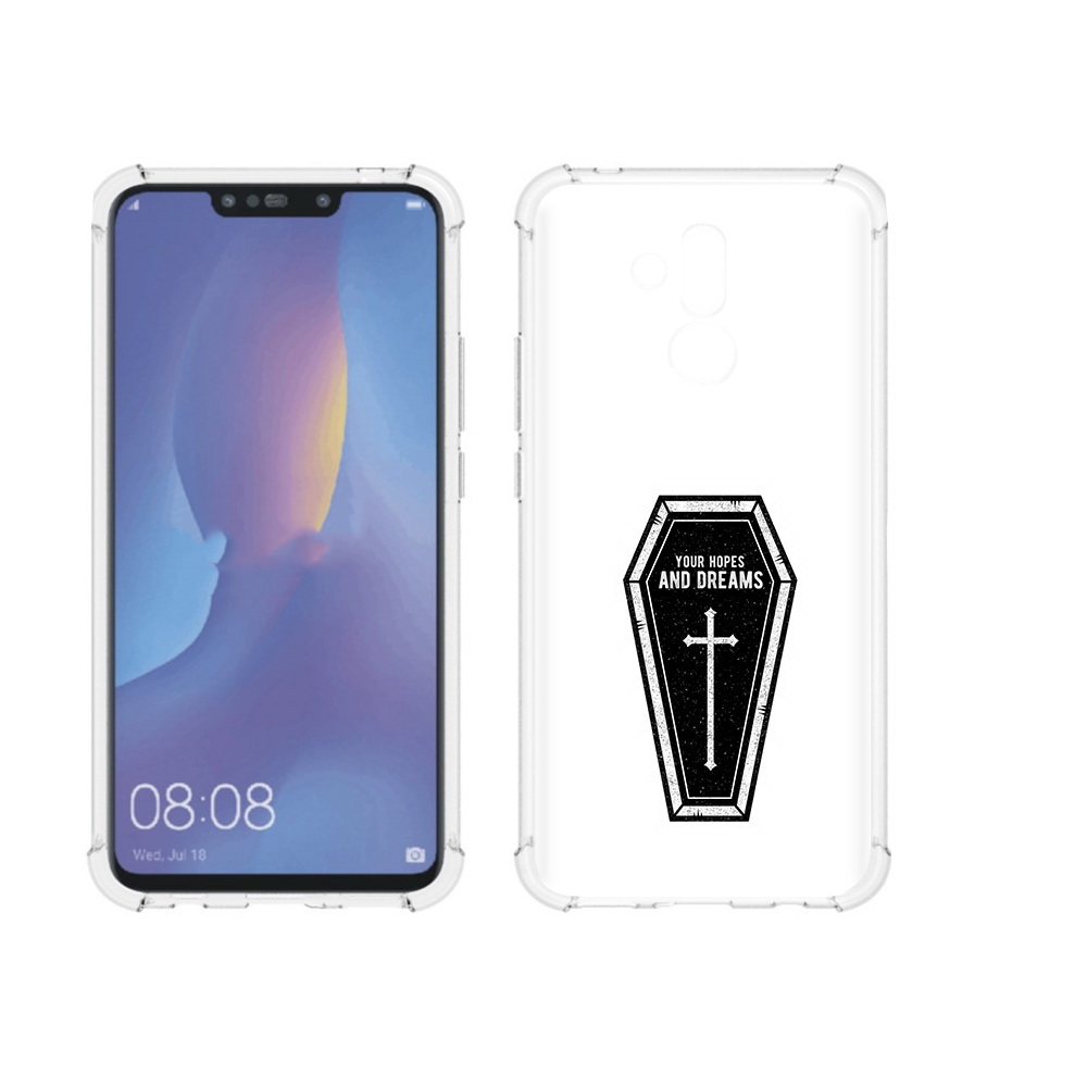 

Чехол MyPads Tocco для Huawei Mate 20 Lite гроб с мечтами (PT117828.66.299), Прозрачный, Tocco