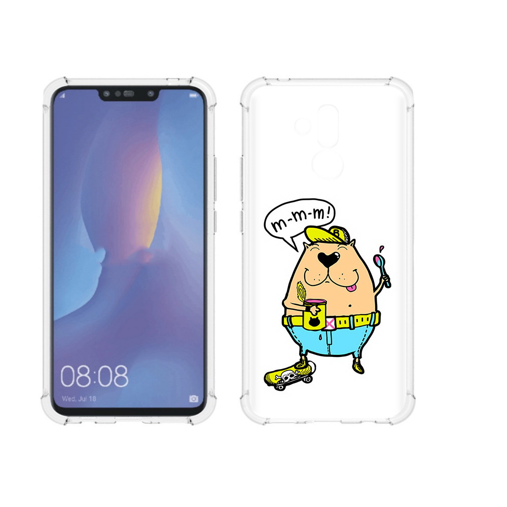

Чехол MyPads Tocco для Huawei Mate 20 Lite Бобр (PT117828.66.30), Прозрачный, Tocco