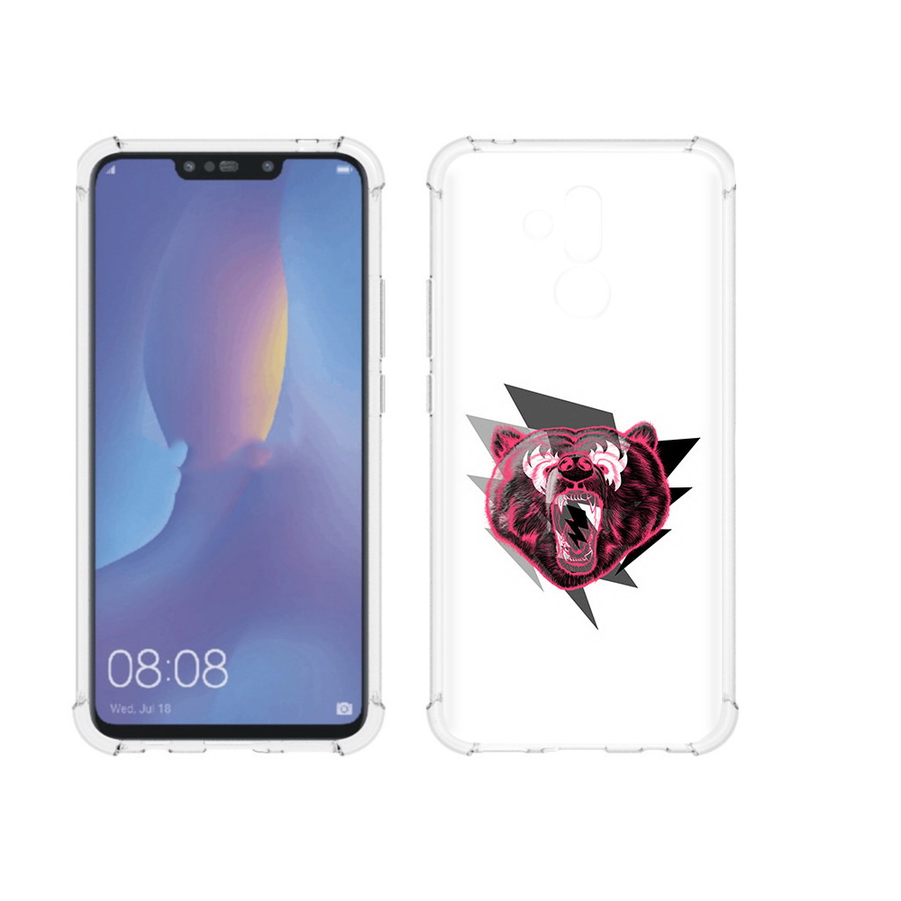 Чехол MyPads Tocco для Huawei Mate 20 Lite грозовой медведь (PT117828.66.301)