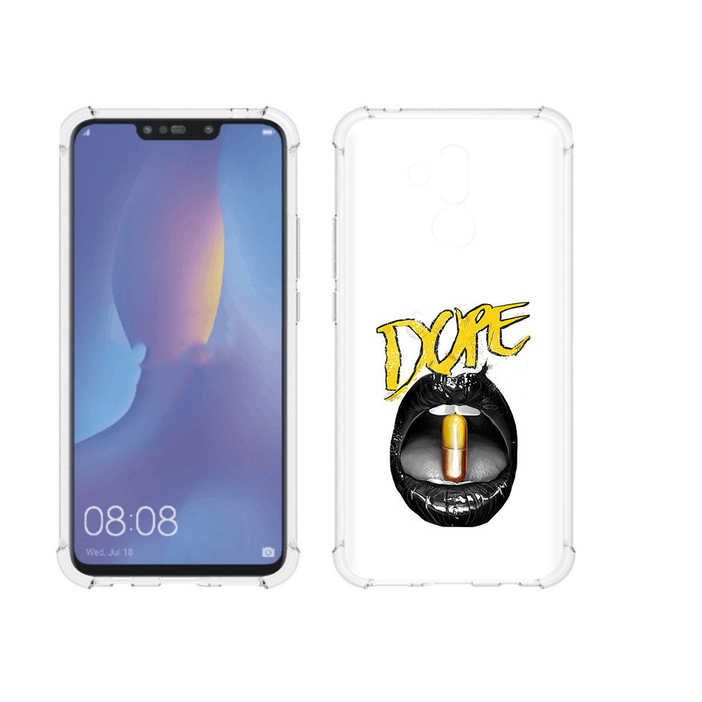 

Чехол MyPads Tocco для Huawei Mate 20 Lite губы (PT117828.66.303), Прозрачный, Tocco