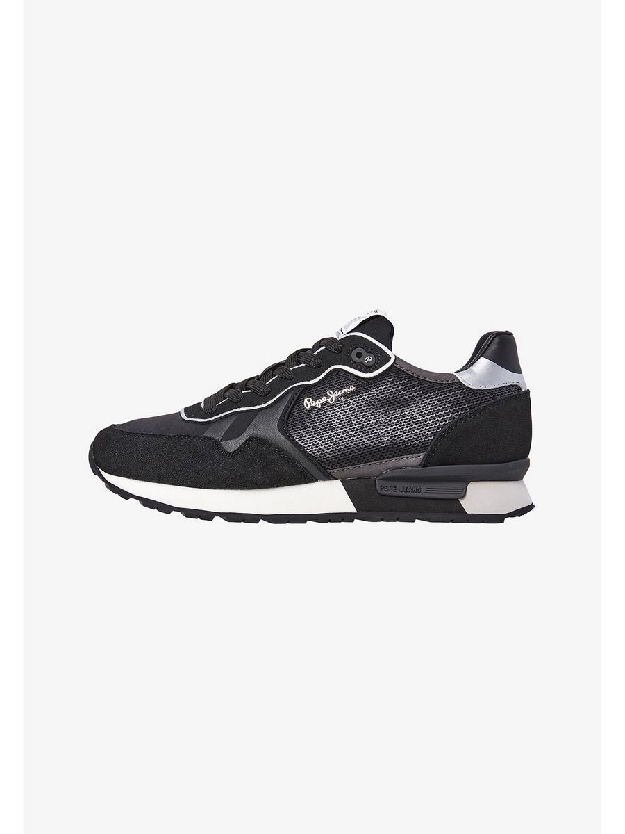 

Кроссовки женские Pepe Jeans London PE111A0PW черные 39 EU, Черный, PE111A0PW